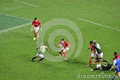 Hong Kong Grugby Sevens Editorial Stock Photo